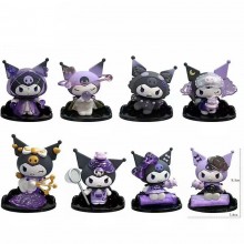 Kuromi anime figures set(8pcs a set)(OPP bag)