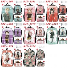 SPY x FAMILY anime nylon backpack bag shoulder pen...