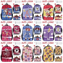 The Amazing Digital Circus nylon backpack bag shou...