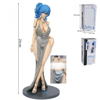 Azur Lane USS St Louis Dress Anime Sexy Figure soft chest