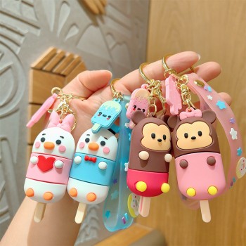 Sanrio Melody kitty Cinnamoroll Kuromi Stitch Bear anime figure doll key chains