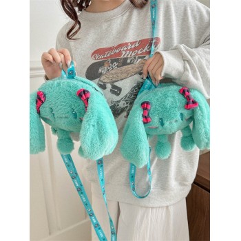 Hatsune Miku anime plush backpack bag