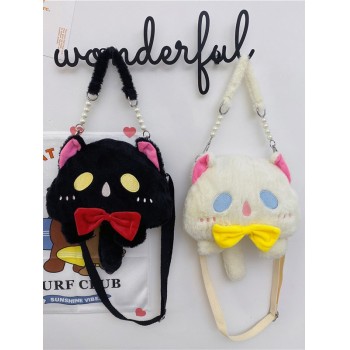 Cute Youyou Cat plush satchel shoulder bag