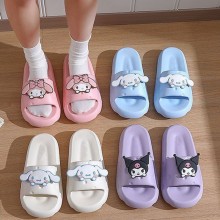 Sanrio Melody Cinnamoroll Kuromi anime plush shoes...