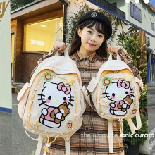 Hello kitty anime backpack bag