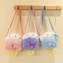 Sanrio Melody Cinnamoroll Kuromi anime plush satch...