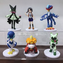 Pokemon anime figures set(6pcs a set)(OPP bag)