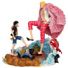 One Piece Donquixote Doflamingo Luffy anime figure...