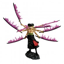 One Piece Santoryu Roronoa Zoro three heads and six arms anime figure