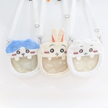 Chiikawa anime plush satchel shoulder bag 21cm