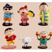 Crayon Shin-chan anime figures set(6pcs a set)(OPP...