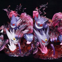 Pokemon Gengar Team Family anime big figures set(lightable)