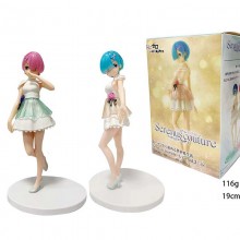 Re:Life in a different world from zero rem ram anime figure