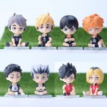 Haikyuu anime figures set(8pcs a set)(OPP bag)