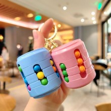 Magicube rotatable figure doll key chains