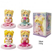 Sailor Moon Tsukino Usagi sitting anime figure dol...