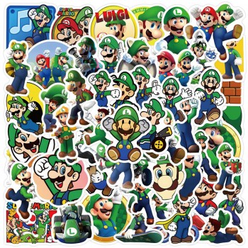 Super Mario anime stickers(60pcs a set)