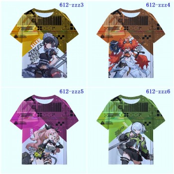 Zenless Zone Zero game milk silk fabric t-shirt t shirts