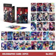 Jujutsu Kaisen anime two-sided laser holographic c...
