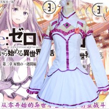 Re:Life in a different world from zero Emilia cosplay cloth costume dress