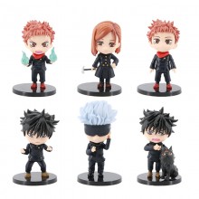 Jujutsu Kaisen anime figures set(6pcs a set)(OPP bag)