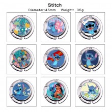 Stitch anime alloy portable bag hanger hook holder