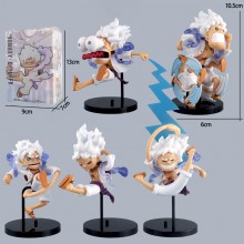 One Piece Nika Luffy anime figures set(5pcs a set)