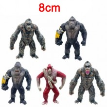 King Kong VS Godzilla figures set(5pcs a set)(OPP bag)
