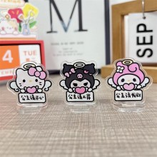 Sanrio Melody kitty Kuromi anime stand acrylic fig...