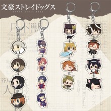 Bungo Stray Dogs anime two-sided acrylic key chain...