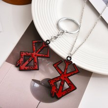 Berserk anime key chain necklace OPP bag
