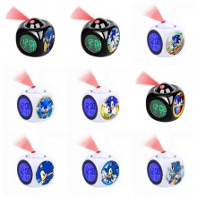 Sonic the Hedgehog LCD Projection Digital Alarm Cl...