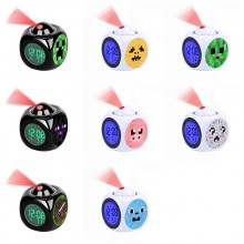 Minecraft game LCD Projection Digital Alarm Clock ...