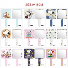 Snoopy anime handheld makeup SPA salon compact cos...