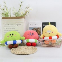 7inches Kirby swimming circle anime plush doll 18C...