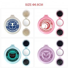Lycoris Recoil anime folding portable comb mirrorr...
