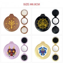 The Legend of Zelda game folding portable comb mir...