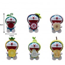 Doraemon eat fruit anime figures set(6pcs a set)(O...