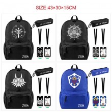 The Legend of Zelda game nylon backpack bag pencil...