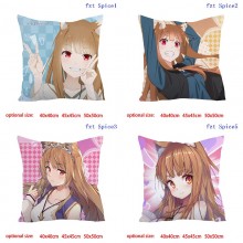 Spice and Wolf anime two-sided pillow pillowcase 40CM/45CM/50CM