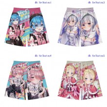 Re:Life in a different world from zero anime beach...