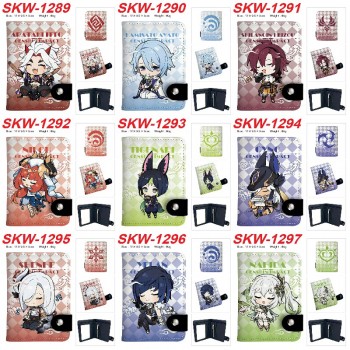 Genshin Impact game snap wallet buckle purse