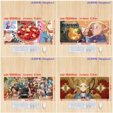 Delicious in Dungeon anime big mouse pad mat 90/80/70/60/30cm