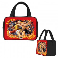 One Piece anime lunch box insulated thermal bags
