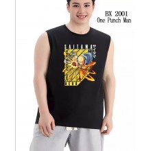 One Punch Man anime cotton sleeveless vest t-shirt...