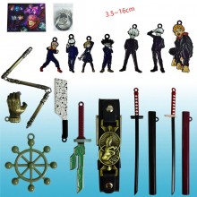 Jujutsu Kaisen anime alloy weapon knife sword neck...