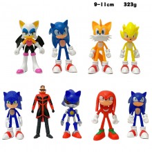 Sonic the Hedgehog anime figures set(9pcs a set)(O...