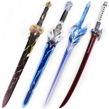 Honkai Star Rail game cosplay weapon knife wood sw...