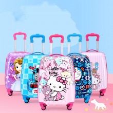 Princess Kitty Frozen anime suitcase travel trolle...