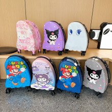 Super Mario Kitty Kuromi anime suitcase travel tro...